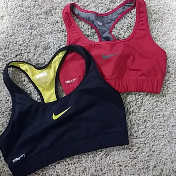 Nike Tops - 2 Nike fit dry sports bra 💥final💥